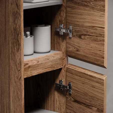 Шкаф-пенал Sancos Libra PLB35ECH 40х160 подвесной цвет коричневый